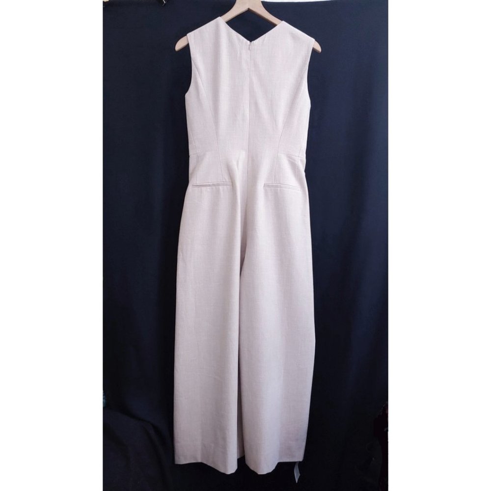 MM Lafleur Beige Sleeveless Jumpsuit - Picture 6 of 11